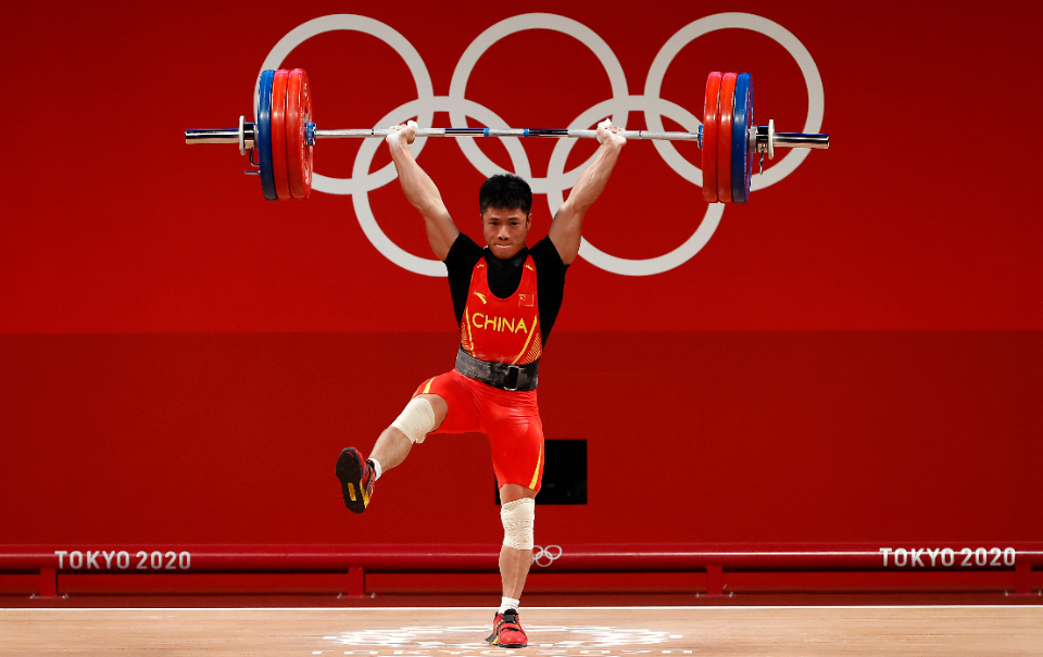 金牌人物力拔山兮识我中国力量李发彬谌利军奥运举重双夺金