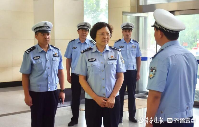 聊城市公安局交警交警支队副支队长殷和平,车管所政委毛传鑫,东阿大队