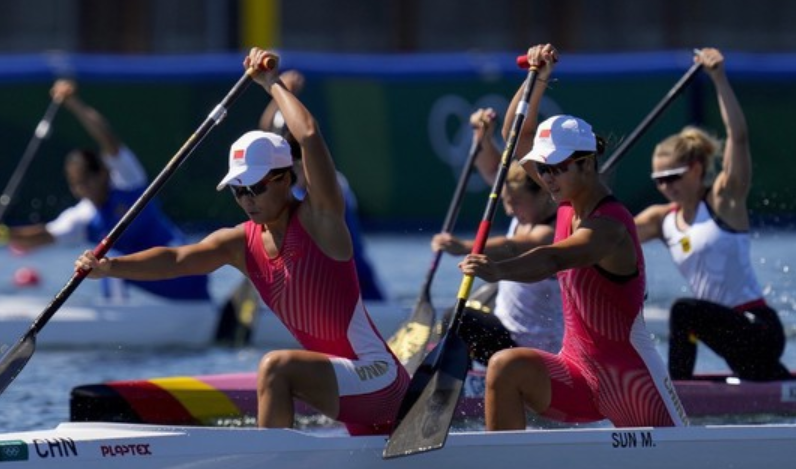 创奥运最佳成绩！女子双人500米划艇，徐晓诗/孙梦雅进半决赛