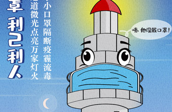 防疫有道也有情:烟台地标“硬核”防疫海报来袭