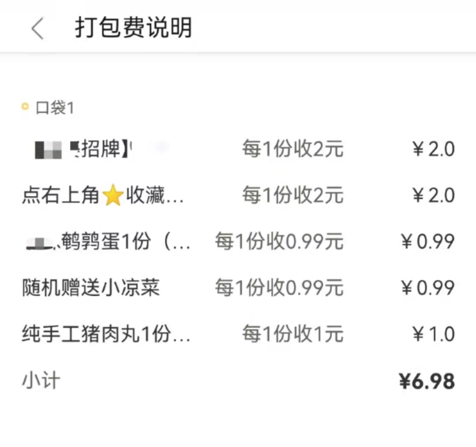 9月1日,齐鲁晚报·齐鲁壹点记者就外卖打包费问题,随机采访了几位市民