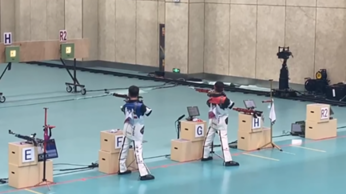 加赛绝杀杨皓然，张常鸿夺全运会男子10米气步枪冠军