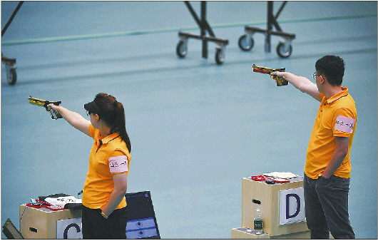 “大姐”带“小张”,争冠不心慌，张梦雪、张博文夺山东第15金