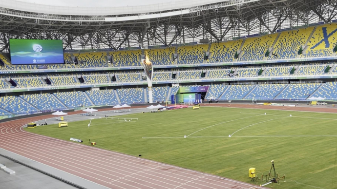 果然视频|全运会田径项目20日开赛，记者探营西安奥体中心场馆