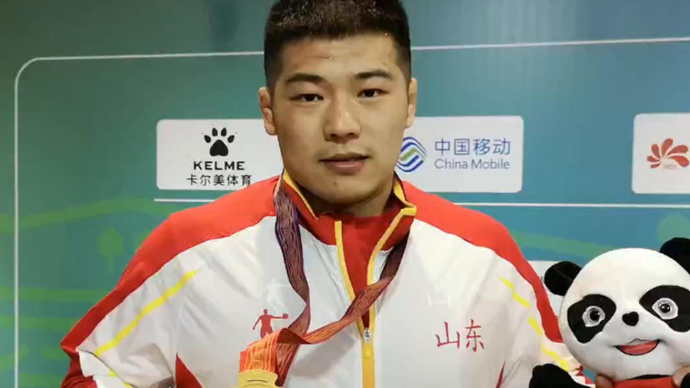 锐评全运丨摔跤男子自由式97公斤级决赛 山东队杨超强轻松夺金