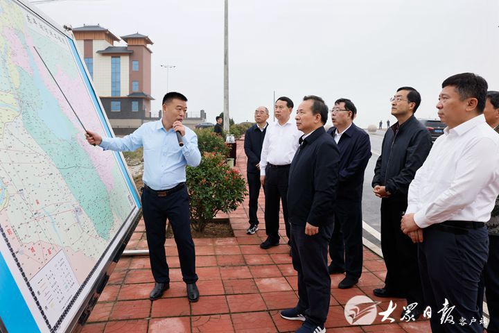 李干杰在东平湖、黄河检查指导防汛工作