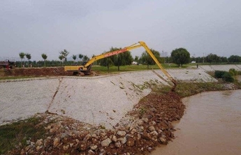济南黄河盖家沟险工段加紧施工防范