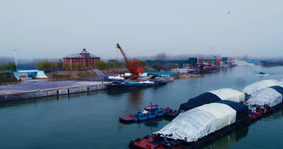 突破济宁港成为山东吞吐量最大的内河航运港口