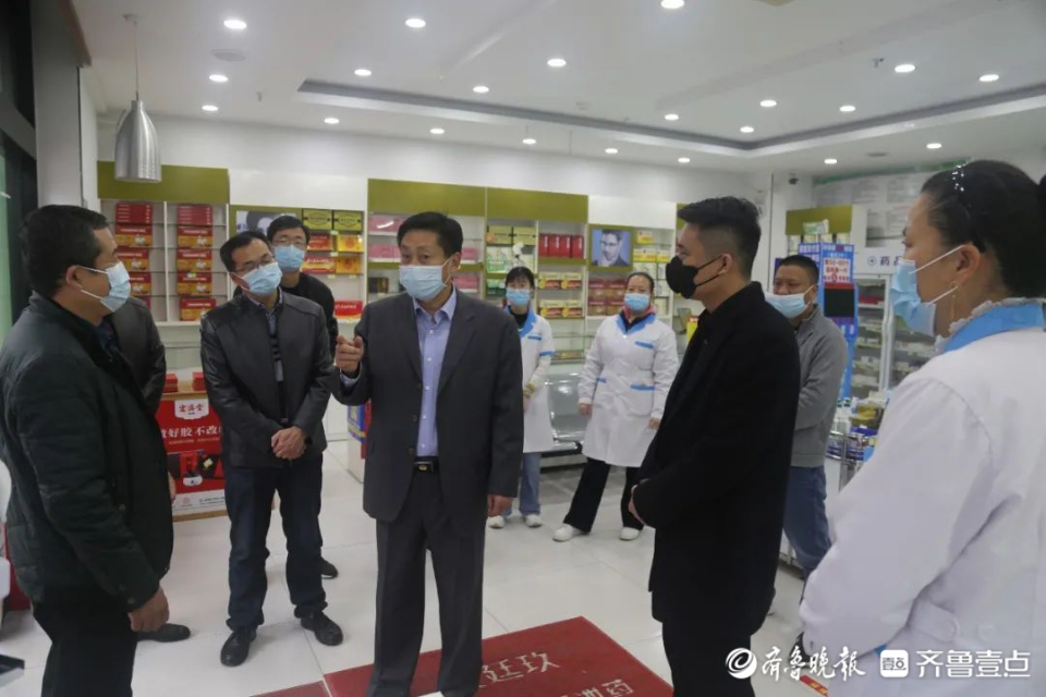 惠民县市场监管局党组书记局长朱安江带队检查疫情防控工作