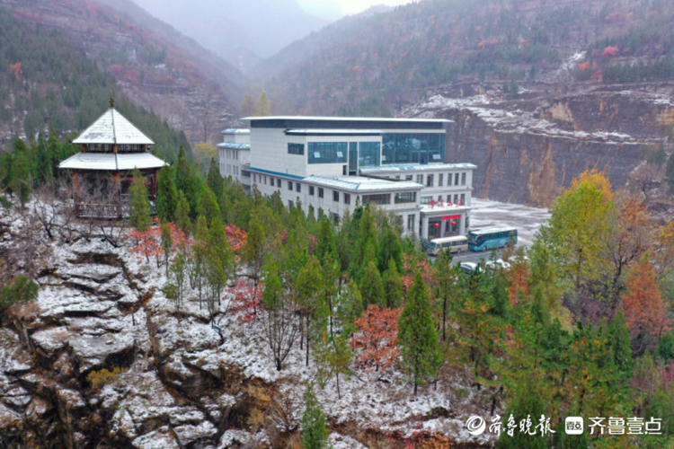 壹点图集｜初雪！潭溪山漫天雪花，这是一场深秋与初冬的相会