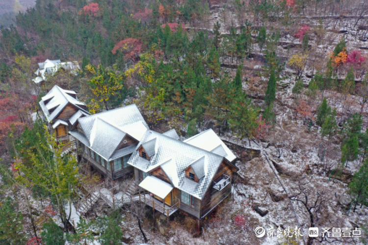 壹点图集｜初雪！潭溪山漫天雪花，这是一场深秋与初冬的相会
