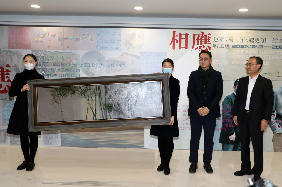 “相应——赵军、杨三军、魏更超绘画三个展”在济南隆重开幕