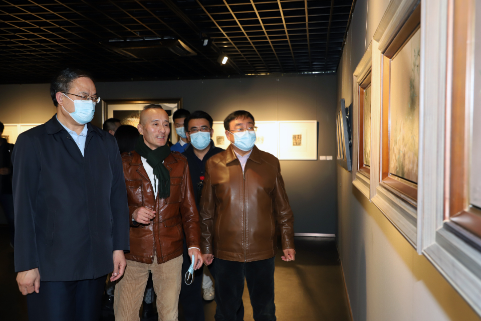 “相应——赵军、杨三军、魏更超绘画三个展”在济南隆重开幕