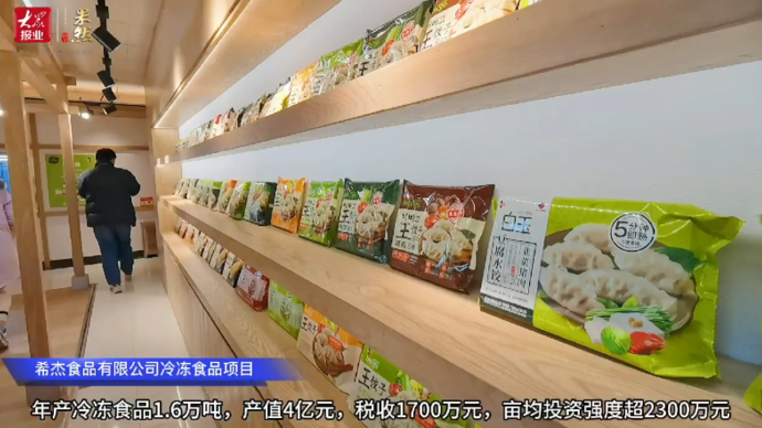 微视频看项目| 希杰食品有限公司冷冻食品项目