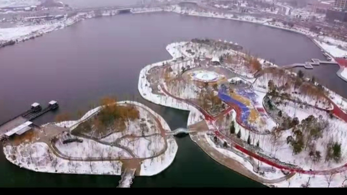 果然视频|高空俯瞰！你见过这样的雪后菏泽吗？