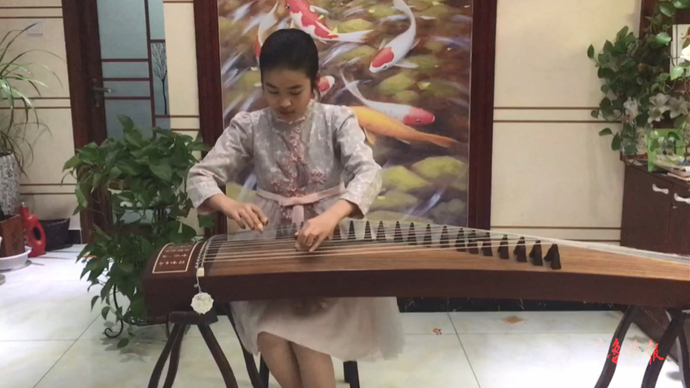 端上春晚|济南市天桥区瑞景小学：古筝《战台风》