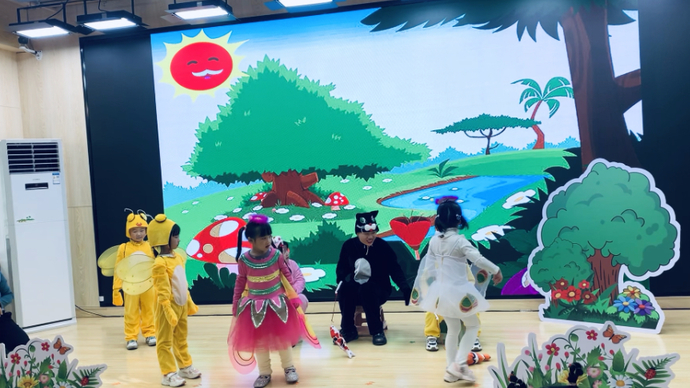 端上春晚 | 济南市天桥区金色悦城幼儿园：童话剧《小猫钓鱼》