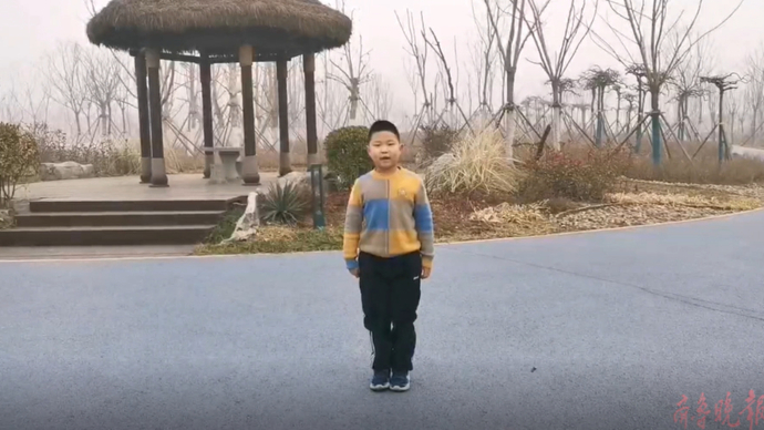 端上春晚|济南市历城区东城实验小学：武术表演