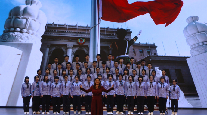 端上春晚|济南大学城实验高级中学：合唱《向往》