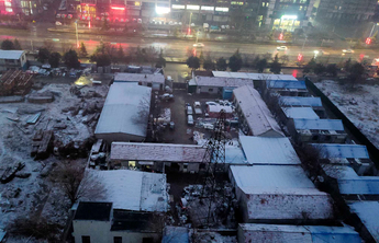 山东多地雪花到货，情报员用镜头记录清晨雪景，注意添衣保暖哦