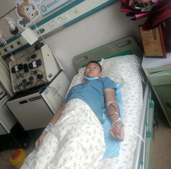 热血山东人丨马全营：献血路上，感谢家人给与我的支持