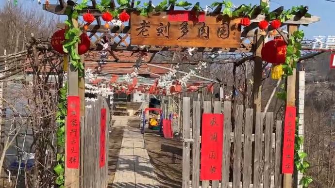 壹直播|除夕贴春联啦！走！跟壹点情报员看看山东农村新变化