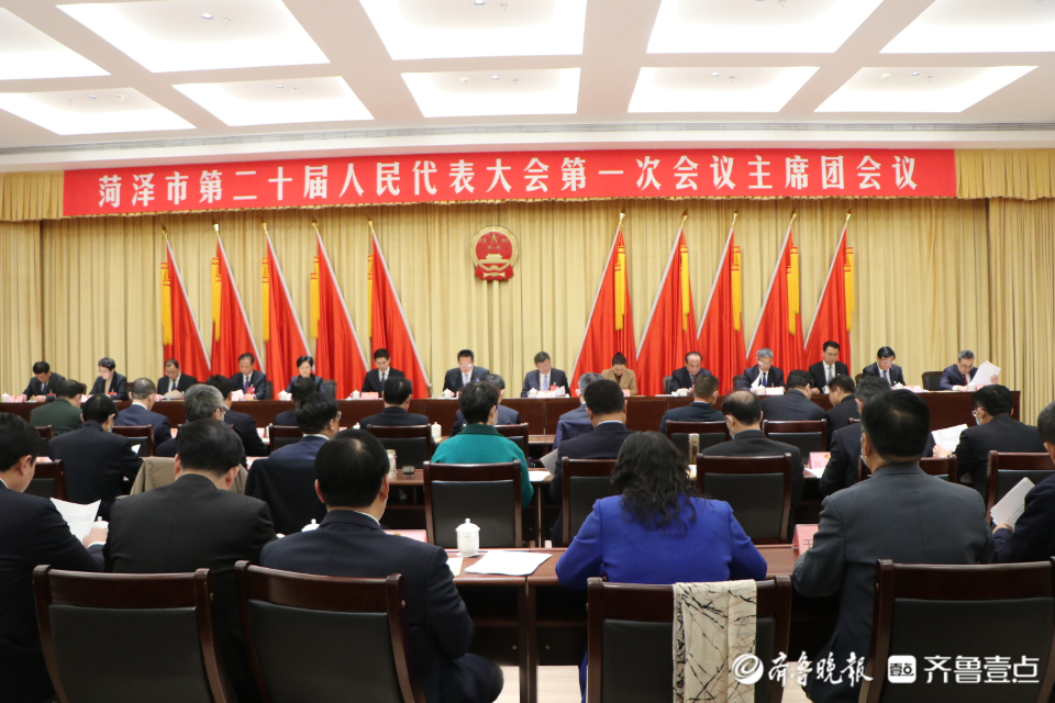菏泽市二十届人大一次会议举行主席团第三次会议