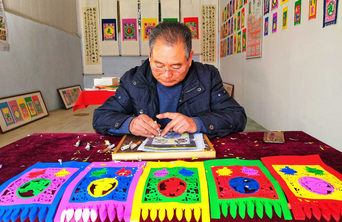 山东手造•来吧展示|临沂郯城挂门笺！色彩绚丽好寓意，你见过吗