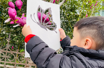 我与春天合个影|遇见美好，历下区紫苑幼教集团萌娃共赴自然之约