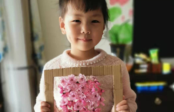 手工创春意|潘田幼儿园小朋友用手工记录下“人间最美四月天”