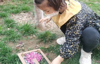 手工创春意|春天在哪里？云世界实验幼儿园萌娃踏上寻春之旅