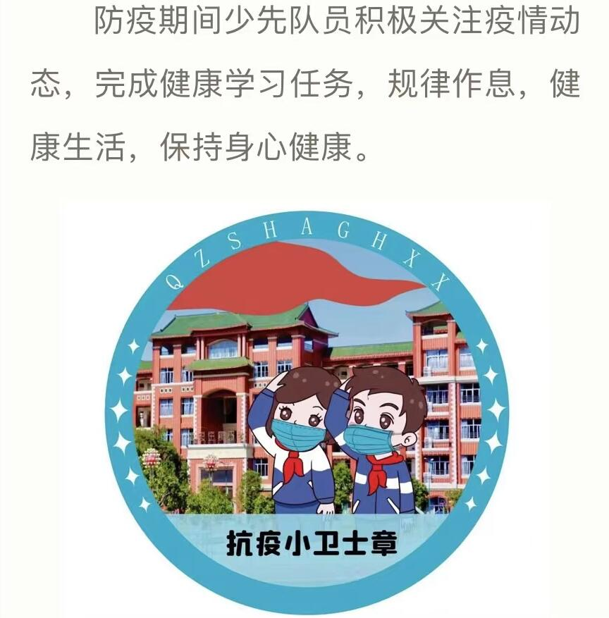 威海九龙湾小学少先队开展云争章活动