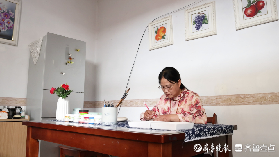 山东手造｜岚山风物跃然石上，吴智玲和她的“石头画”