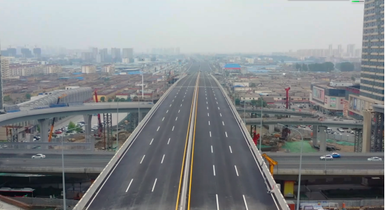 临沂再添东西向快速通道!6月1日,沂河高架路主线实现试通车!