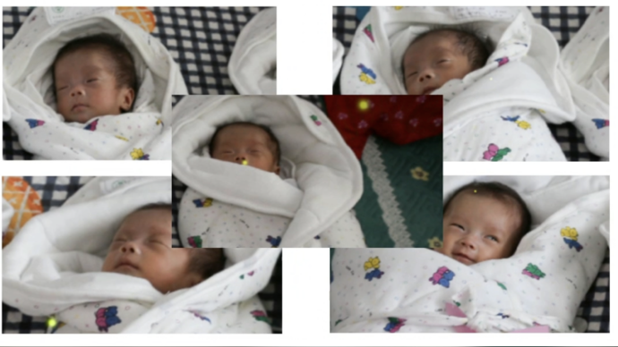 果然视频｜泰安首例五胞胎，老大一脸微笑，宠溺地看着四个弟弟