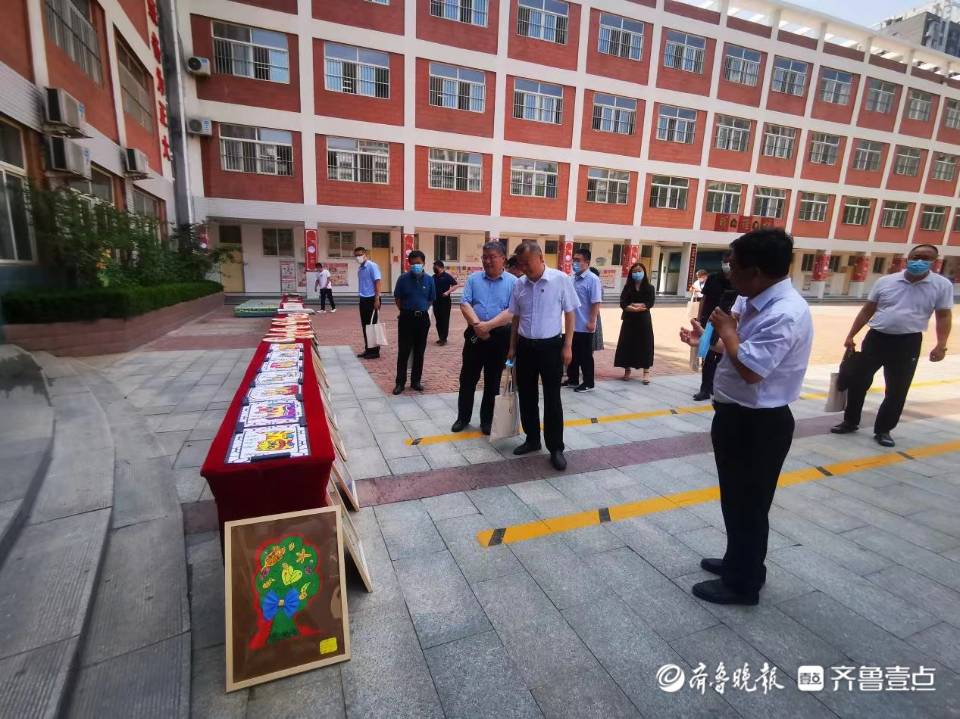 省教育厅政策法规处领导走进东昌府区光明小学调研