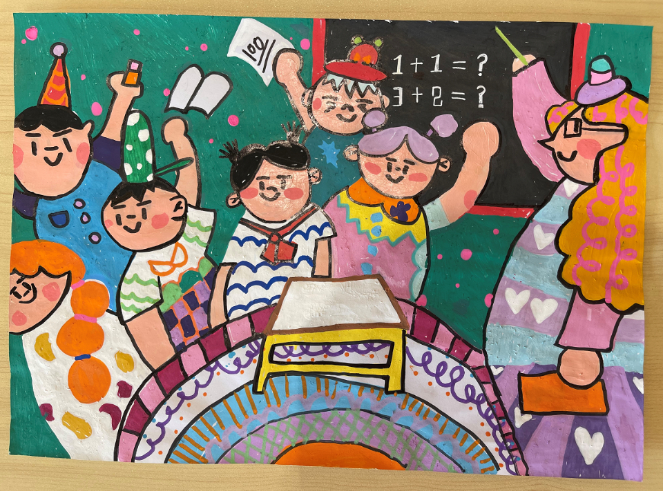 《我心中的小学生活》幼儿绘画比赛落下帷幕