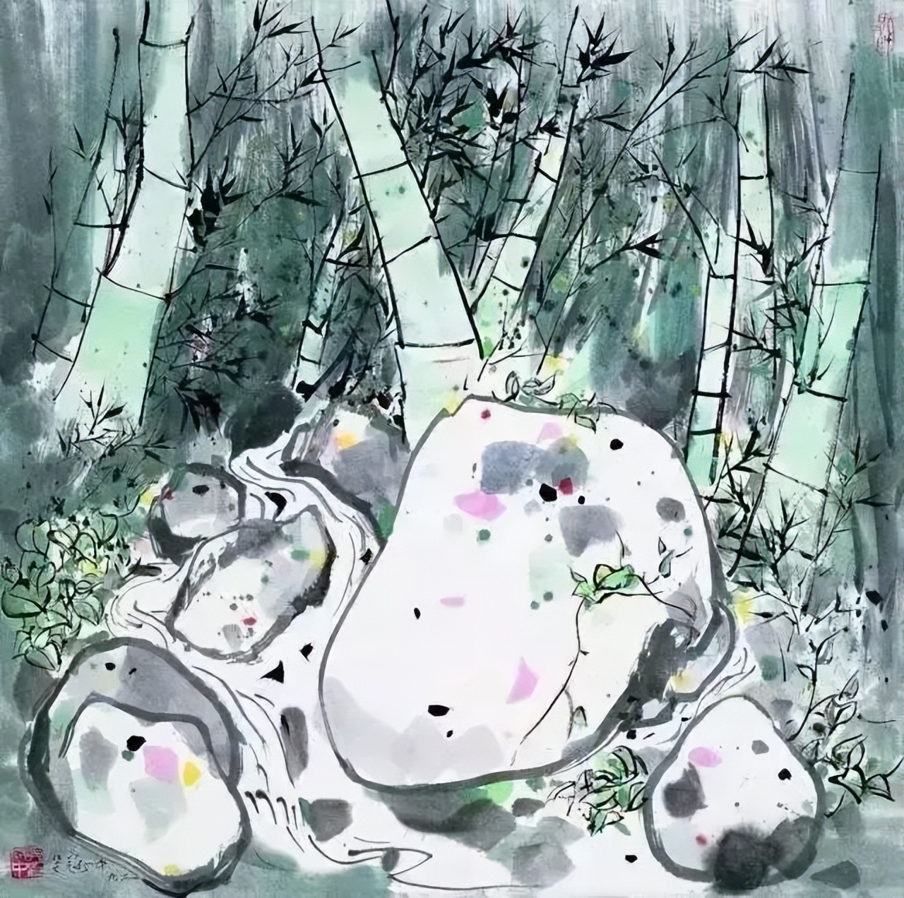 鉴赏| 吴冠中的竹子-齐鲁晚报·齐鲁壹点