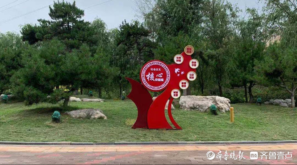 这里的风景会说话东营市公益景观小品点亮城市文明底色