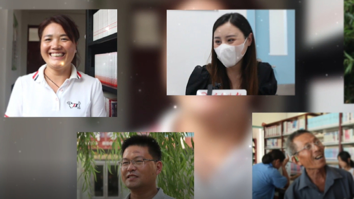 果然视频|他们的笑容，诉说蒙阴民生满意事儿