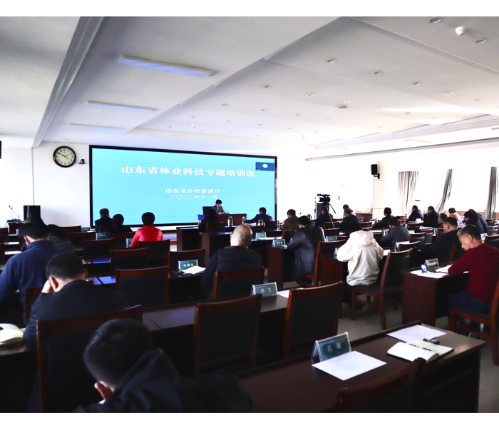 山东省林业科技培训班——全省秋冬季林业保护发展云讲堂共七讲，讲述了秋冬季节全省林业产业发展过程中遇到的问题和解决措施，有效推动全省林业产业发展。