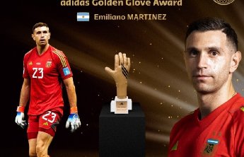 点球大战屡现神扑!达米安·马丁内斯获得FIFA世界杯金手套奖