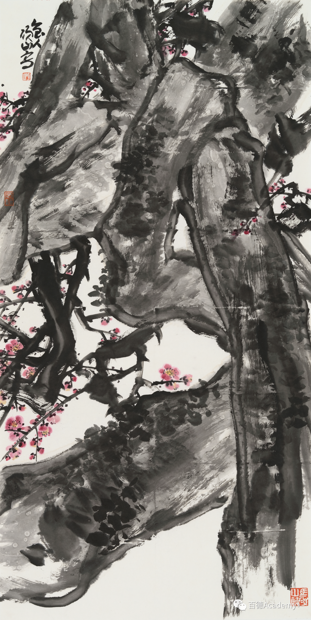 一墨一笔一朱砂 伴水伴山伴青花——马硕山作品欣赏-齐鲁晚报·齐鲁壹