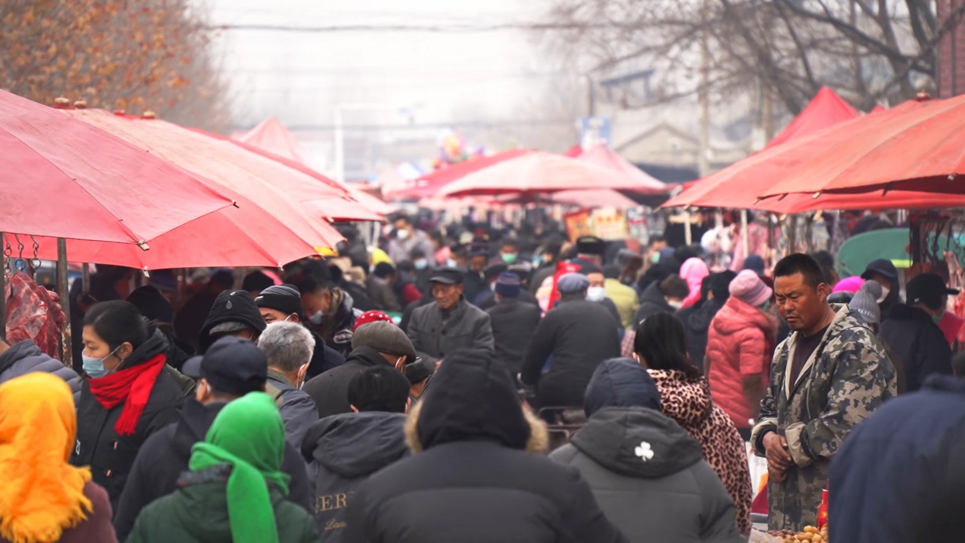 果然视频|赶大集备年货，济宁喻屯大集真热闹