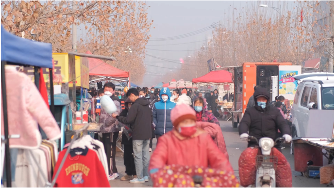 果然视频|年味来了！一分钟带您感受枣庄“黄河大集”