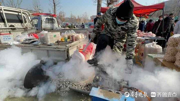黄河大集丨热气腾腾刚出炉！大集上的美食让人垂涎三尺