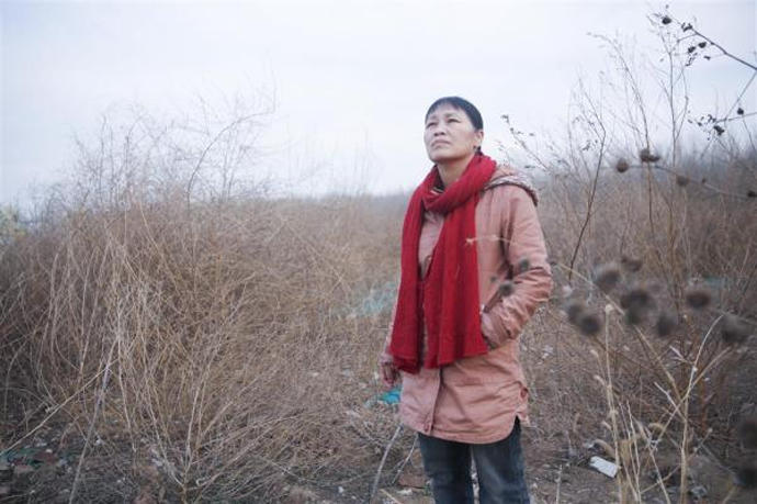 范雨素(摄影  马俊岩)曾在皮村文学小组担任指导的北京大学新闻与传播