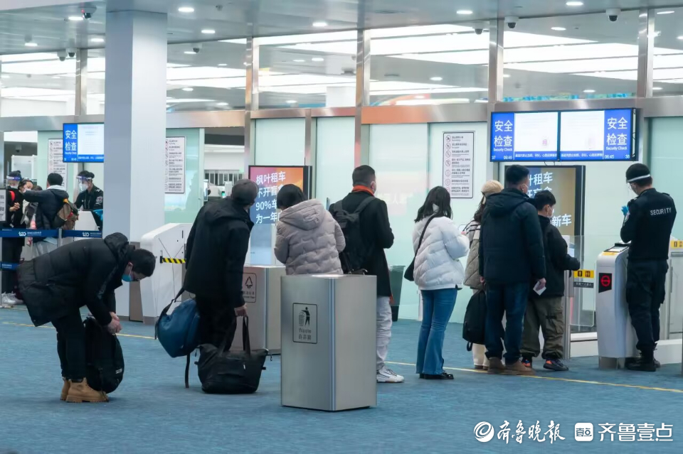 热门城市客座率达80% 青岛机场春节假期客流同比增4成多