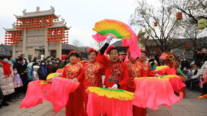 果然视频|过完春节闹元宵，即墨古城“闹”起来了！