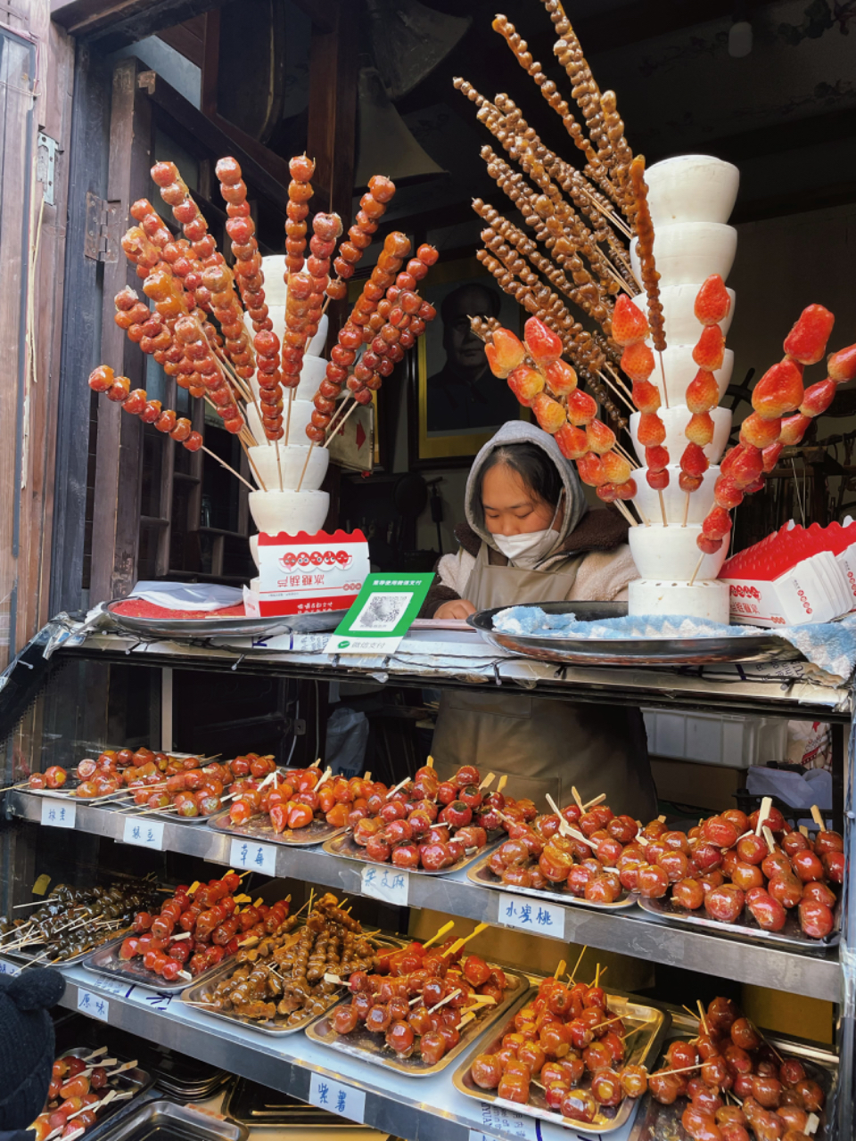壹点图集 | 周村烧饼、糖画、烤地瓜……周村古商城满满烟火气